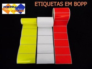 Etiquetas em BOPP Etiquetas em BOPP
