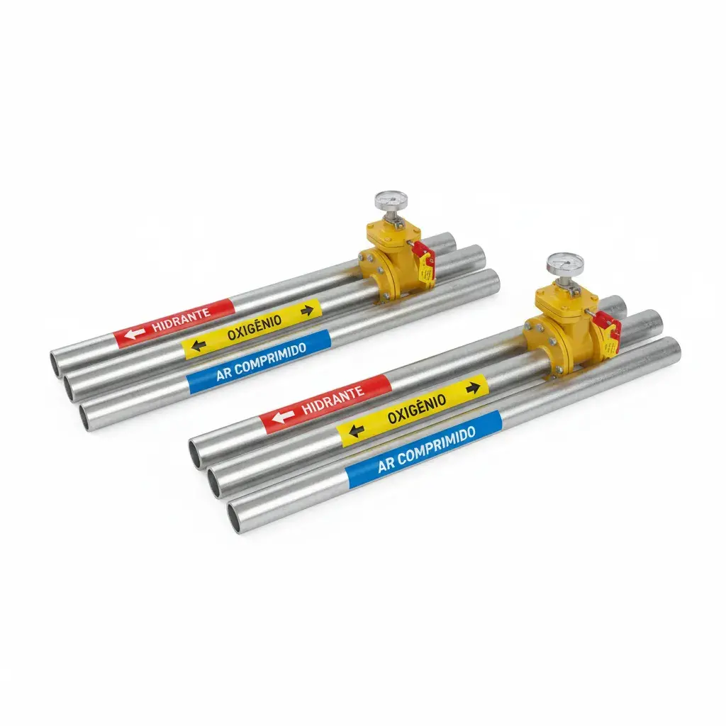 Marcadores de tubulações